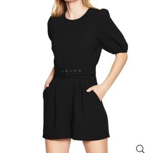 BCBG generation puffed sleeve romper